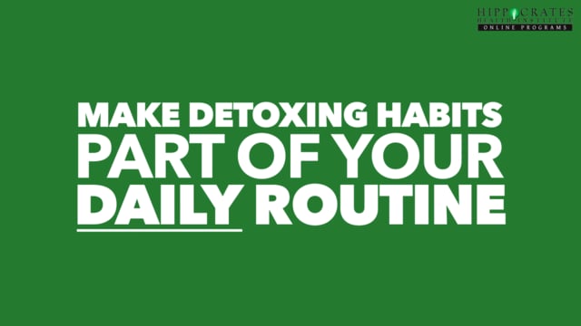 We need to Detox DAILY